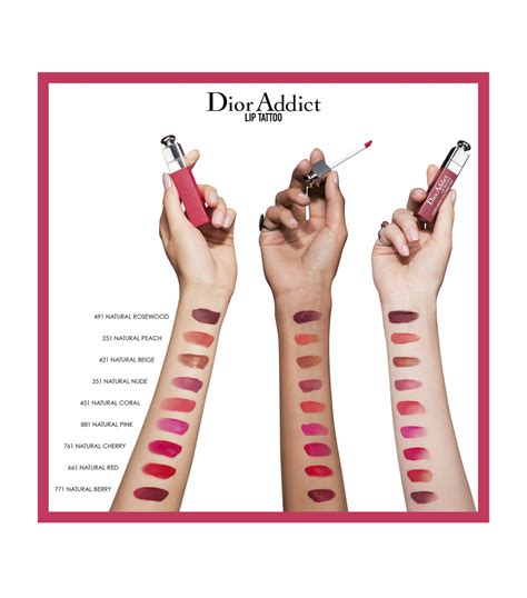 dior lip tattoo best seller color|dior lip and cheek tint.